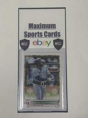 2022 Topps Holiday Variation Vladimir Guerrero Jr. #HW10 Santa Belt SSP - Image 1 of 2