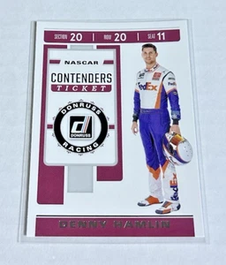 Boleto Donruss #C7 Contenders 2020 Denny Hamlin inserto de carreras - Imagen 1 de 2