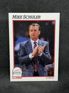 1991-92 Hoops #232 Mike Schuler Los Angeles Clippers TOP - Bild 1 von 2