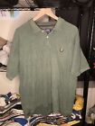 Ralph Lauren Chaps Polo Shirt Mens XL Green Short Sleeve Classic Fit