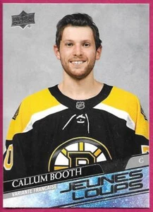 2020-21 Upper Deck Extended Series CALLUM BOOTH Jeunes Loups / Young Guns #704 - Picture 1 of 2