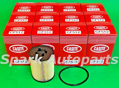 Estuche de 12 filtros de aceite de motor CASITE CF512 para SATURN L300, Vue, CADILLAC Catera Foto 1 de 3