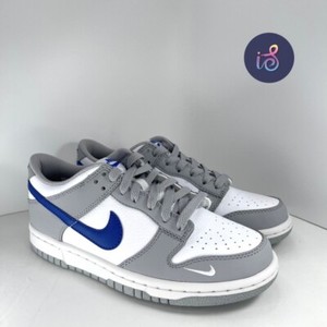 BRAND NEW Nike Dunk Low Wolf Grey Game Royal GS Sizes 4.5Y, 6Y, 6.5Y FN3878-001