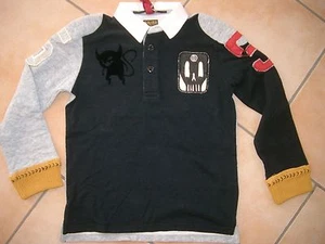 (C905) RARO -The Kid Boys 2 en 1 camisa polo óptica + parche y logotipo estampado talla 104 - Imagen 1 de 9