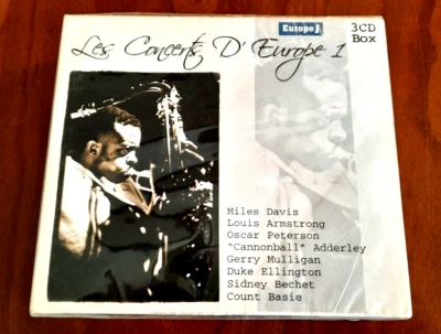 Les Concerts D'Europe 1: Miles Davis, Cannonball Adderley, Jimmy Smith (3CD) I54 Foto 1 de 4