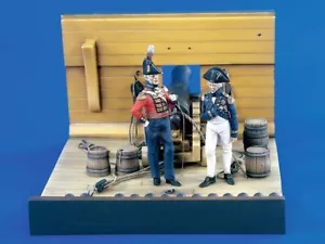 Verlinden 54 mm 1/32 Horatio Lord Nelson & Royal Marines Officer (2 figuras) 1904 - Imagen 1 de 1