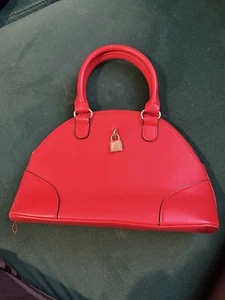 Atmosphere Elegant Red Women’s Handbag with Semi-Circular Design - Picture 1 of 8