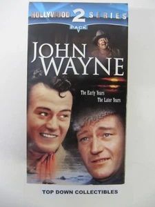 John Wayne, 2 Pack, The Early Years & The Later Years VHS Movie - Picture 1 of 2