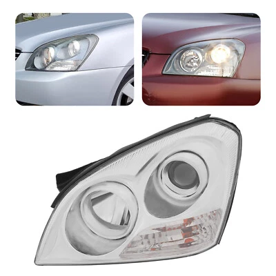 Headlight for 2007-2008 Kia Optima Halogen Left Driver Headlamp Chrome Housing Foto 1 de 4