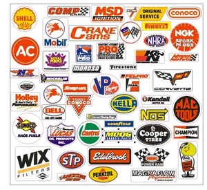 Racing Decals Sticker Assortment Grab Bag For Tool Box Locker Garage Mancave - Picture 1 of 1