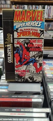 The Amazing Spider-Man VHS 1991 Marvel Super Heroes Volume II 2 Goldstar Video - Image 1 of 3
