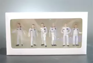 1:50 for FLOZ Construction site scene accessory worker 6 figures a set white - Picture 1 of 6