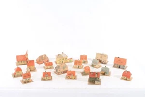 Bundle of old houses cardboard cardboard houses models model making vintage - Picture 1 of 20