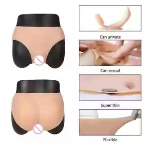 Silicon Silicone Vagina Panties Realistic Crossdresser Transgender Transvestite - Picture 1 of 27