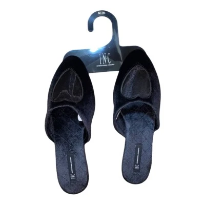 Zapatillas INC International Concepts negras de malla con corazón para mujer medianas 7-8 nuevas con etiquetas Foto 1 de 3