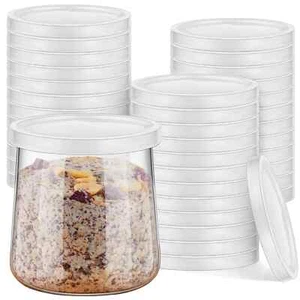 Repuesto de tapas de envase de yogur 24 piezas compatible con tarros de yogur Oui - Imagen 1 de 2