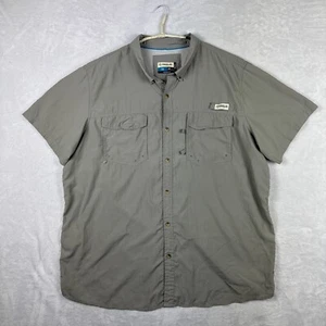 Magellan Shirt Mens 3XL Gray Fish Gear Mag Chill Angler Fit Vented Cool - Picture 1 of 12