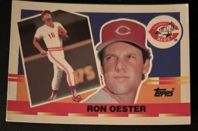 1990 Topps Big Ron Oester Baseball Card #55 Reds 2B PR/FR O/C - Image 1 of 2