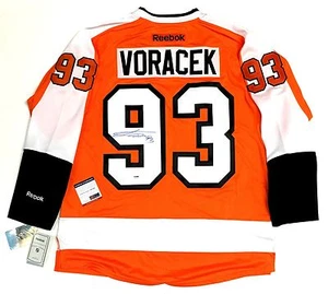JAKUB VORACEK SIGNED PHILADELPHIA FLYERS REEBOK JERSEY PSA/DNA COA - Picture 1 of 4