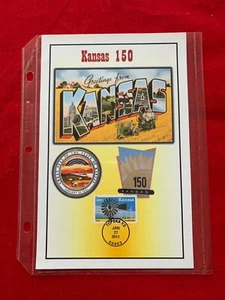 us 2011 Kansas Statehood FDC Scott #4493 - Picture 1 of 1