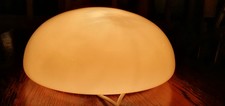 Stylish Domed Vintage White Glass/Opaline Style Ceiling Light Fitting Art Deco