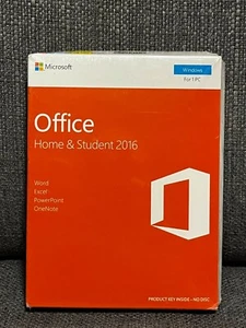 Microsoft Windows Office 2016 Home & Student Use Product Key-No Disc For 1 PC - Picture 1 of 2