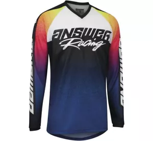 Answer Racing A22 Syncron Prism Blue/Pink/Red MX Off-Road Jersey Men's XS - 2XL - Picture 1 of 1