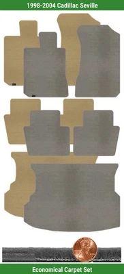 Juego de alfombrillas Velourtex personalizadas para Cadillac Seville 1998-2004 (5 piezas) #3S8 Foto 1 de 4