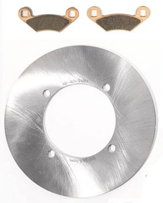 Rotor de freno trasero MudRat y pastillas de freno para Polaris Sportsman 800 HO EFI 2008 Foto 1 de 4