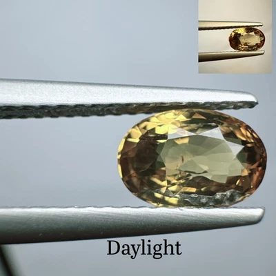 💎 Impresionante piedra preciosa corte raro alejandrita natural certificado libre GFCO 1,09 quilates. Foto 1 de 4