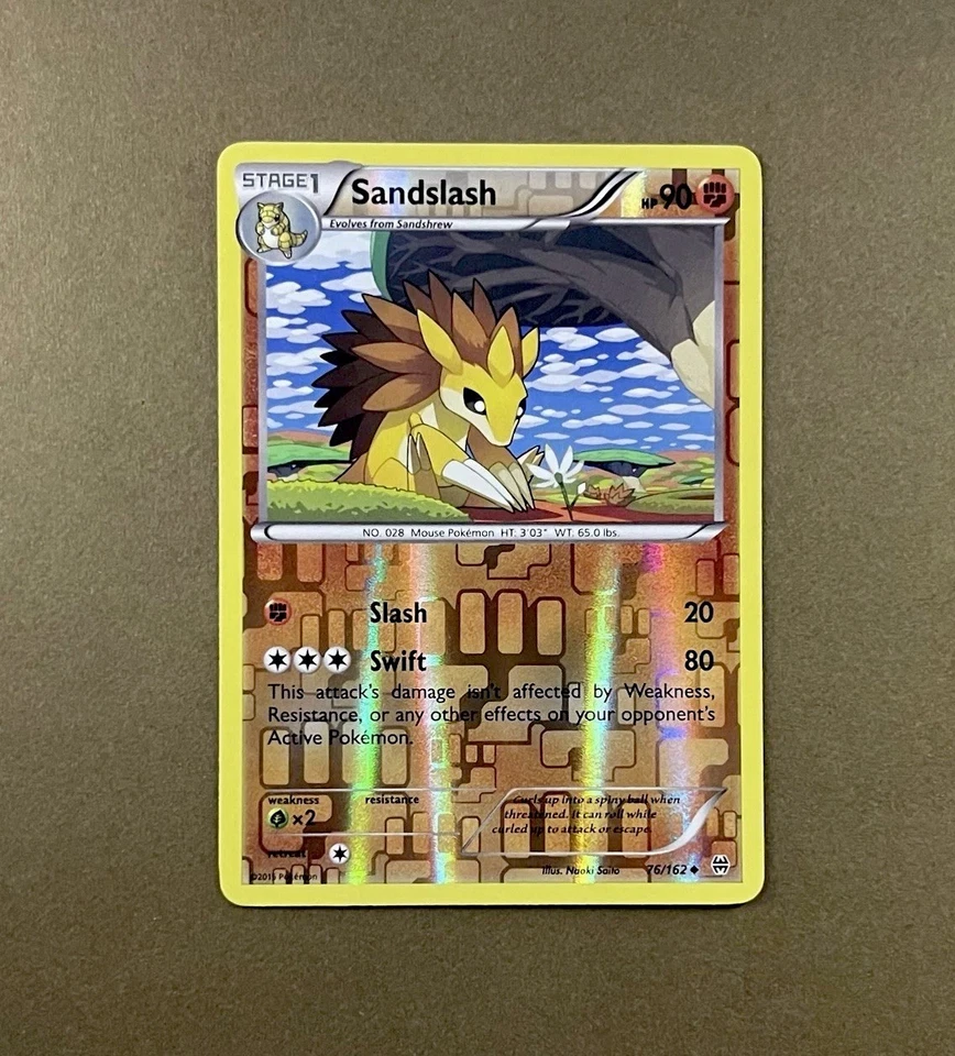 Sandslash 76/162 Breakthrough Reverse Holo - Image 1 of 4