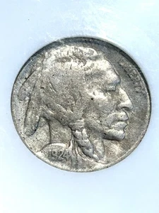 1924-D Buffalo Nickel 5 cent PCI VF20 - Picture 1 of 9