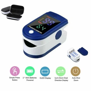 FDA Meter Monitor SpO2 Rate Finger Pulse Heart Blood Oxygen Saturation - Picture 1 of 15