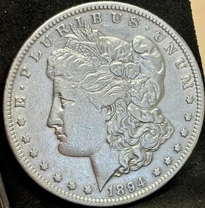 Dollaro argento 1894 P Morgan lucido - Foto 1 di 2