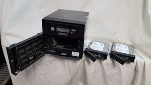 READ DESCRIPTION!! Buffalo TeraStation ts5200 2 Bay NAS with 2x 1TB Hard Drives, - Afbeelding 1 van 18