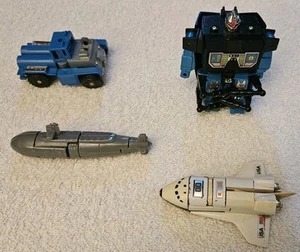 4 Stück Transformers, Dive-Dive MR-33, Space Shuttle, Creeper, Mr Hard Hat - Bild 1 von 4