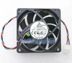 Delta DC Brushless AFB0712VHB 0.55A 4-Pin 70x70x15mm CPU Cooling Fan - Picture 1 of 3