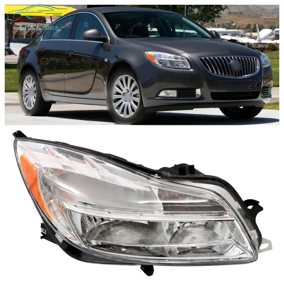 Faro halógeno para Buick Regal 2011 2012 2013 sin DRL lado derecho Foto 1 de 4