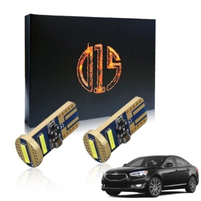 2 X Bombilla LED blanca T10 194 W5W matrícula para Kia Cadenza 2014-2019 Foto 1 de 4