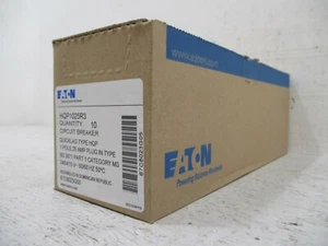 NEW Box of 10 Eaton HQP1025R3 Breakers 25 Amp 1-Pole 240/415V Type HQP Breaker - Picture 1 of 5