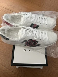 Gucci Ace Embroidered Snake Sneakers. Brand New. With Box. Size 15 US. - Picture 1 of 7