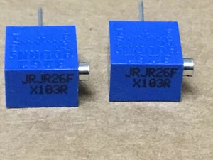 (2 PIEZAS) BOURNS RJR26FX103R Resistencia Variable Cermet Tipo 10K Ohm 10% - Imagen 1 de 2