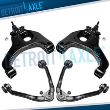 RWD Front Upper Lower Control Arms Kit for 1999-2006 GMC Sierra Silverado 1500