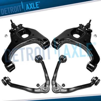 RWD Front Upper Lower Control Arms Kit for 1999-2006 GMC Sierra Silverado 1500 - Image 1 of 4