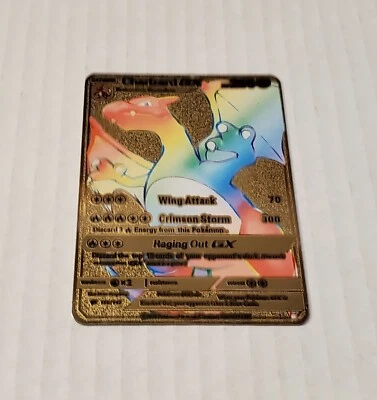 Pokémon charizard  GX- HP 250 Gold Background Great Condition - Image 1 of 2