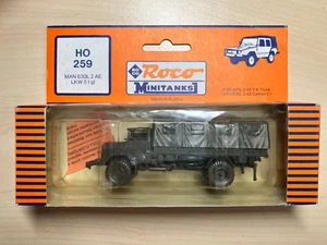 Roco minitanks, Lkw 5t mil gl MAN 630 - Bild 1 von 1