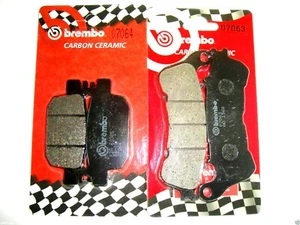 PASTIGLIE FRENO ANTERIORE POSTERIORE BREMBO PER HONDA SH300 ie 2007 2008 2009 - Foto 1 di 1