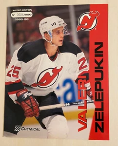 1995-96 NJ Devils Limited Edition Program Insert Valeri Zelepukin - Picture 1 of 2