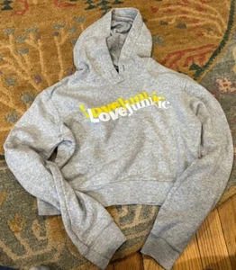 Love Junkie Girls Graphic Hoodie Sweatshirt Top M (10/12) New - Picture 1 of 5
