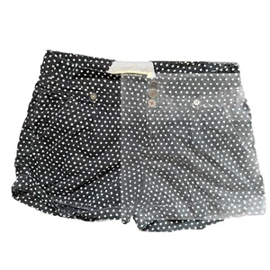 Anthropologie Daughters of the Liberation Black Linen Blend Shorts Size 12 - Picture 1 of 9